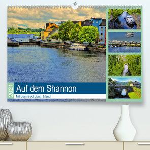 Auf dem Shannon – Mit dem Boot durch Irland (Premium, hochwertiger DIN A2 Wandkalender 2021, Kunstdruck in Hochglanz) von Stempel,  Christoph