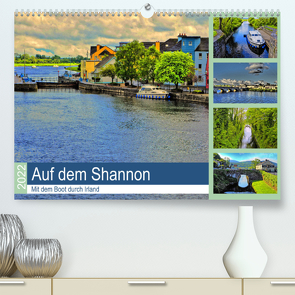 Auf dem Shannon – Mit dem Boot durch Irland (Premium, hochwertiger DIN A2 Wandkalender 2022, Kunstdruck in Hochglanz) von Stempel,  Christoph