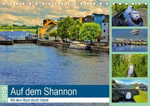 Auf dem Shannon – Mit dem Boot durch Irland (Tischkalender 2019 DIN A5 quer) von Stempel,  Christoph