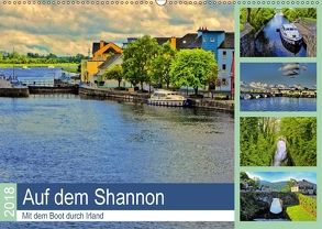 Auf dem Shannon – Mit dem Boot durch Irland (Wandkalender 2018 DIN A2 quer) von Stempel,  Christoph