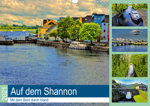 Auf dem Shannon – Mit dem Boot durch Irland (Wandkalender 2021 DIN A3 quer) von Stempel,  Christoph