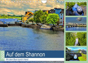 Auf dem Shannon – Mit dem Boot durch Irland (Wandkalender 2022 DIN A4 quer) von Stempel,  Christoph