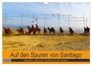 Auf den Spuren von Santiago – Wandern, Staunen, Seele baumeln lassen. (Wandkalender 2024 DIN A3 quer), CALVENDO Monatskalender von Biskupek,  Sylvia