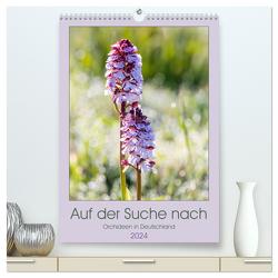 Auf der Suche nach Orchideen in Deutschland (hochwertiger Premium Wandkalender 2024 DIN A2 hoch), Kunstdruck in Hochglanz von Webeler,  Janita