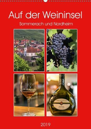 Auf der Weininsel Sommerach und Nordheim (Wandkalender 2019 DIN A2 hoch) von Will,  Hans