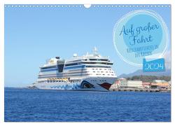 Auf großer Fahrt – Kreuzfahrtschiffe in der Karibik (Wandkalender 2024 DIN A3 quer), CALVENDO Monatskalender von aka stine1,  Christine