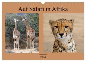 Auf Safari in Afrika (Wandkalender 2024 DIN A3 quer), CALVENDO Monatskalender von Jürgens,  Marlen