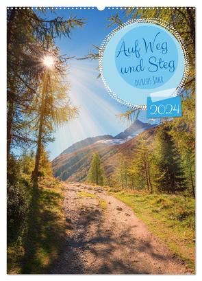 Auf Weg und Steg durchs Jahr 2024 (Wandkalender 2024 DIN A2 hoch), CALVENDO Monatskalender von SusaZoom,  SusaZoom