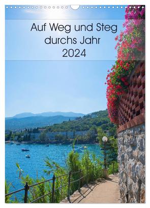 Auf Weg und Steg durchs Jahr 2024 (Wandkalender 2024 DIN A3 hoch), CALVENDO Monatskalender von SusaZoom,  SusaZoom