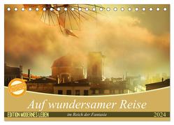 Auf wundersamer Reise im Reich der Fantasie (Tischkalender 2024 DIN A5 quer), CALVENDO Monatskalender von Kuckenberg-Wagner,  Brigitte