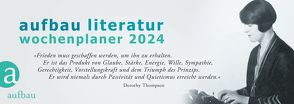 Aufbau Literatur Wochenplaner 2024 von Böhm,  Thomas, Polojachtof,  Catrin