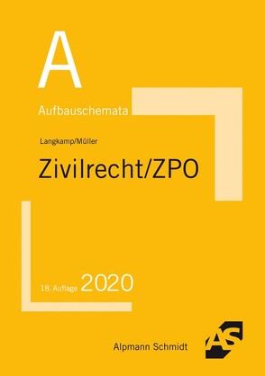 Aufbauschemata Zivilrecht / ZPO von Langkamp (geb. Wirtz),  Tobias, Mueller,  Frank