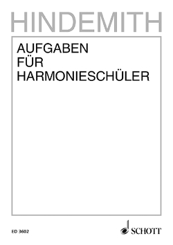 Aufgaben für Harmonieschüler von Hindemith,  Paul