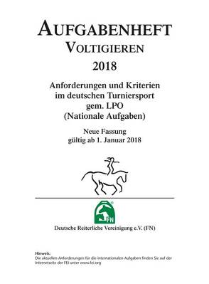 Aufgabenheft Voltigieren 2018