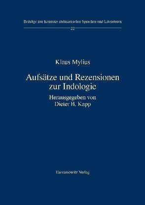 Aufsätze und Rezensionen zur Indologie von Kapp,  Dieter B., Mylius,  Klaus