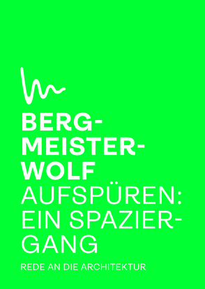 Aufspüren: Ein Spaziergang von Bergmeister,  Gerd, Wolf,  Michaela