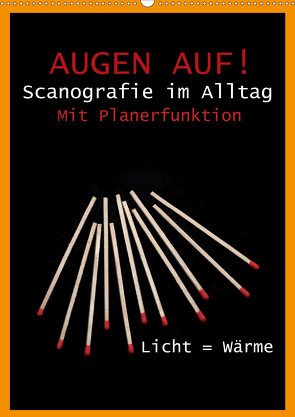 Augen auf! Scanografie im Alltag (Wandkalender 2021 DIN A2 hoch) von Marten,  Martina