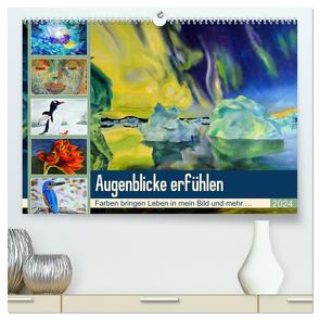 Augenblicke erfühlen (hochwertiger Premium Wandkalender 2024 DIN A2 quer), Kunstdruck in Hochglanz von Kröll,  Ulrike