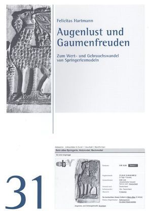 Augenlust und Gaumenfreuden von Hartmann,  Felicitas