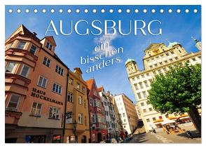 Augsburg – ein bisschen anders (Tischkalender 2024 DIN A5 quer), CALVENDO Monatskalender von Ratzer,  Reinhold