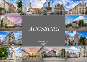 Augsburg Impressionen (Wandkalender 2022 DIN A4 quer) von Meutzner,  Dirk