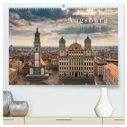 Augsburg – Stadt und Land (hochwertiger Premium Wandkalender 2024 DIN A2 quer), Kunstdruck in Hochglanz von Rosyk,  Patrick