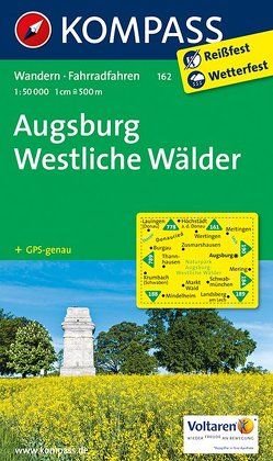 KOMPASS Wanderkarte Augsburg – Westliche Wälder von KOMPASS-Karten GmbH