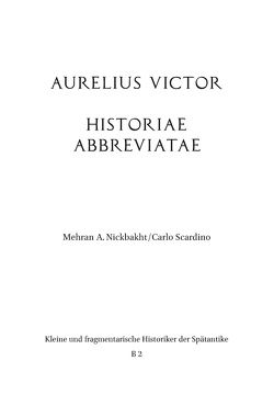 Aurelius Victor von Nickbakht,  Mehran A., Scardino,  PD Dr. Carlo