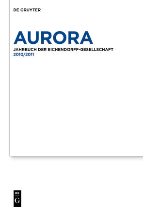 Aurora / 2010 – 2011 von Daiber,  Jürgen, Grunewald,  Eckhard, Och,  Gunnar, Regener,  Ursula