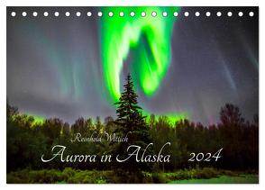 Aurora in Alaska (Tischkalender 2024 DIN A5 quer), CALVENDO Monatskalender von Wittich,  Reinhold