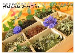 Aus Liebe zum Tee (Tischkalender 2024 DIN A5 quer), CALVENDO Monatskalender von Rau,  Heike