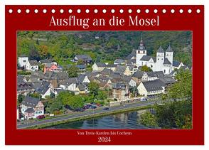 Ausflug an die Mosel (Tischkalender 2024 DIN A5 quer), CALVENDO Monatskalender von Kleemann,  Claudia