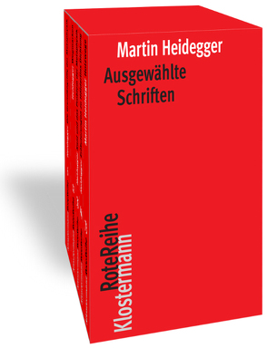 Ausgewählte Schriften. 5 Bände in Kassette von Heidegger,  Martin