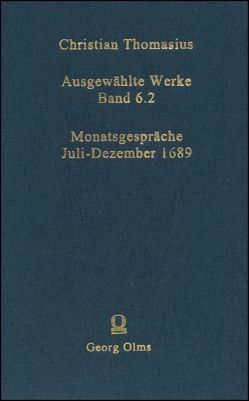 Ausgewählte Werke von Thomasius,  Christian