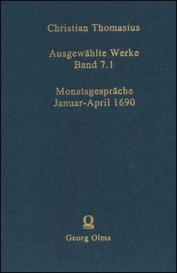 Ausgewählte Werke von Thomasius,  Christian