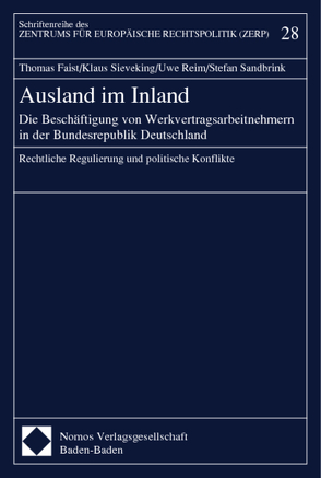 Ausland im Inland von Faißt,  Thomas, Reim,  Uwe, Sandbrink,  Stefan, Sieveking,  Klaus