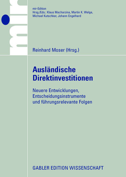 Ausländische Direktinvestitionen: von Moser,  Reinhard
