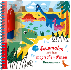 Ausmalen mit dem magischen Pinsel. Dinosaurier von Allirol,  Mélusine, Meyer,  Sandra