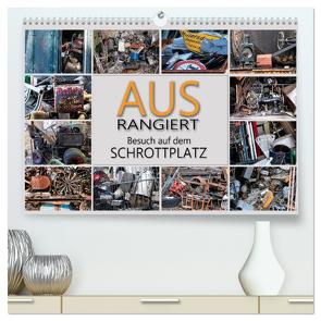 Ausrangiert Besuch auf dem Schrottplatz (hochwertiger Premium Wandkalender 2024 DIN A2 quer), Kunstdruck in Hochglanz von Watzinger - traumbild , - Max