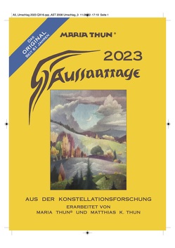 Aussaattage 2023 Maria Thun Wandkalender von Thun,  Matthias K