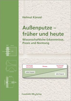 Außenputze – früher und heute. von Künzel,  Helmut