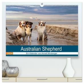 Australian Shepherd 2024 (hochwertiger Premium Wandkalender 2024 DIN A2 quer), Kunstdruck in Hochglanz von Mirsberger,  Annett