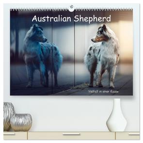 Australian Shepherd – Vielfalt in einer Rasse (hochwertiger Premium Wandkalender 2024 DIN A2 quer), Kunstdruck in Hochglanz von Wobith Photography,  Sabrina
