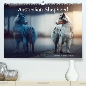 Australian Shepherd – Vielfalt in einer Rasse (Premium, hochwertiger DIN A2 Wandkalender 2023, Kunstdruck in Hochglanz) von Wobith Photography,  Sabrina