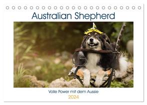 Australian Shepherd – volle Power mit dem Aussie (Tischkalender 2024 DIN A5 quer), CALVENDO Monatskalender von Mayer Tierfotografie,  Andrea