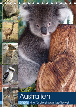Australien – Hilfe für die einzigartige Tierwelt (Tischkalender 2023 DIN A5 hoch) von alfotokunst