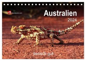 Australien tierisch gut 2024 (Tischkalender 2024 DIN A5 quer), CALVENDO Monatskalender von Bergwitz,  Uwe