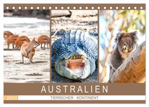 Australien, tierischer Kontinent (Tischkalender 2024 DIN A5 quer), CALVENDO Monatskalender von Styppa,  Robert