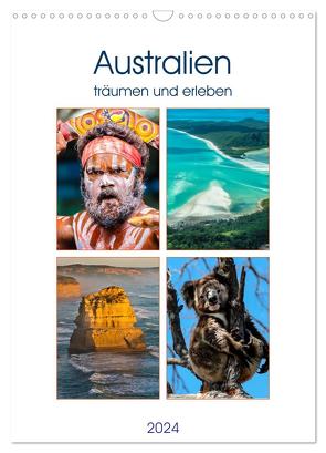 Australien träumen und erleben (Wandkalender 2024 DIN A3 hoch), CALVENDO Monatskalender von Fietzek,  Anke