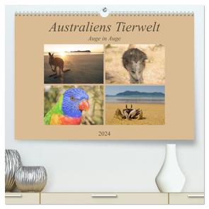 Australiens Tierwelt – Auge in Auge (hochwertiger Premium Wandkalender 2024 DIN A2 quer), Kunstdruck in Hochglanz von Wasilewski,  Martin